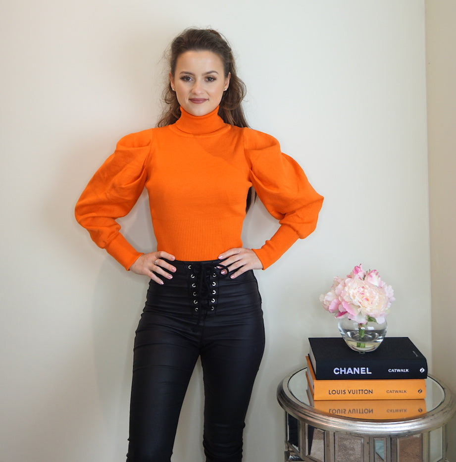Styled Clothing Orange long Sleeve Jumper