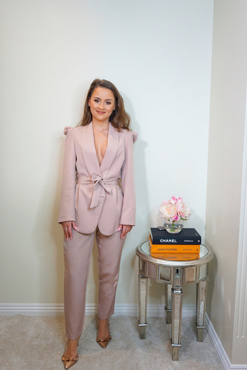 Styled Clothing Pink Suit Co ord