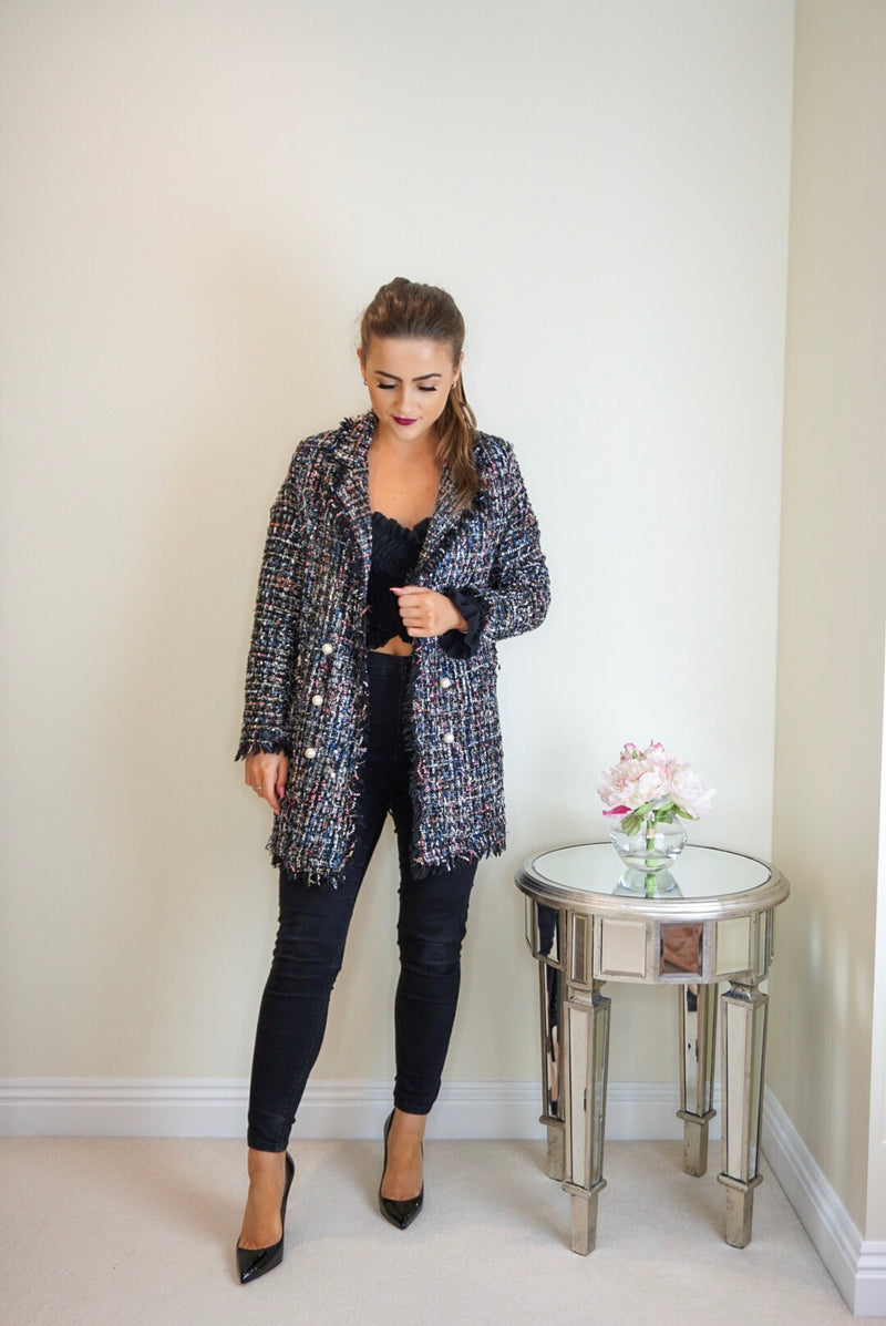 Styled Clothing Pearl Tweed Jacket