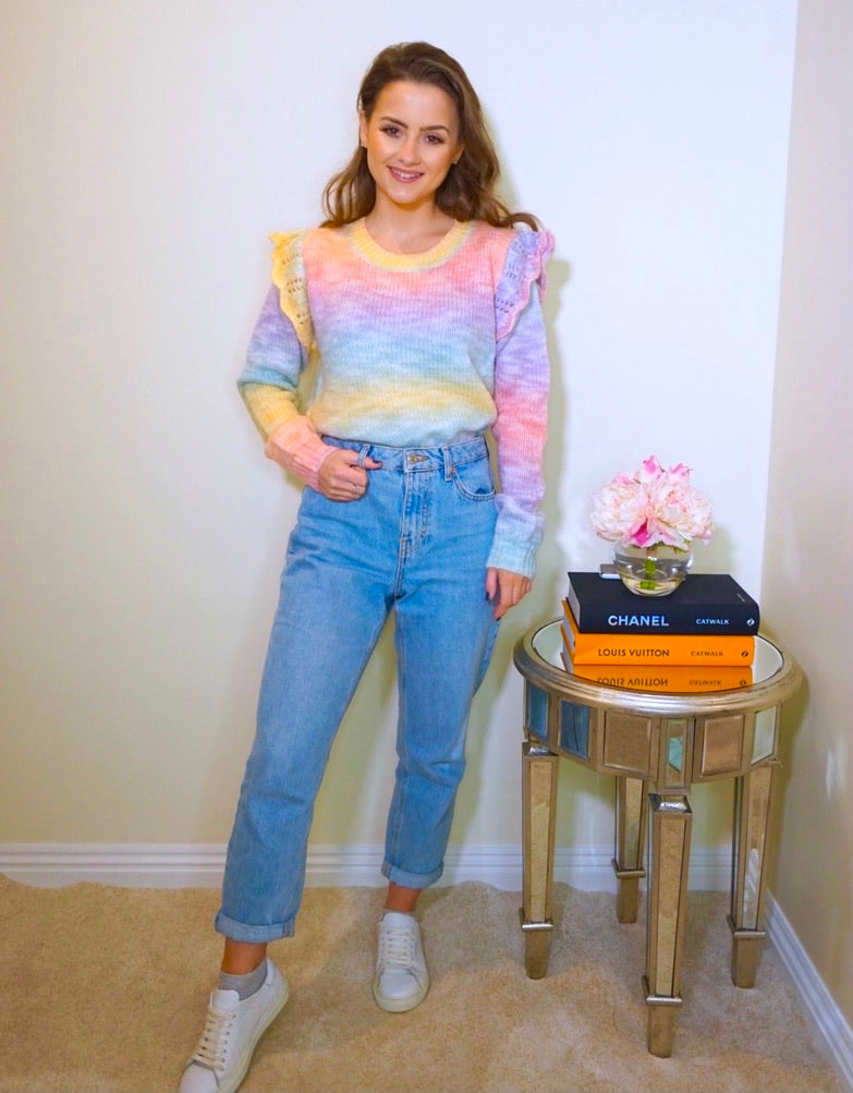 Multicoloured Pastel Knit Jumper