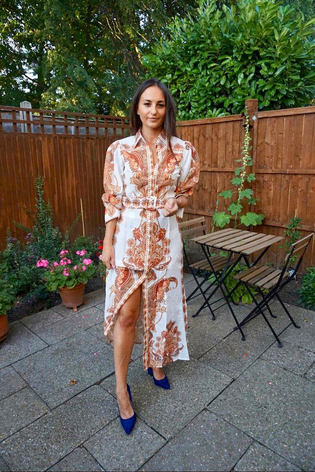 Styled Clothing Paisley Print Dress