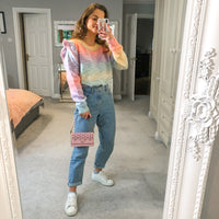 Multicoloured Pastel Knit Jumper